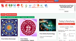Desktop Screenshot of indianastrology.horosoft.net