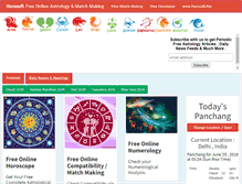 Tablet Screenshot of indianastrology.horosoft.net